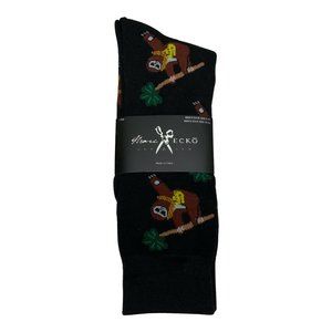 Marc Ecko Money Sloths Black Novelty Dress Socks
